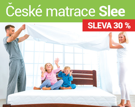České matrace Slee se slevou 30 %