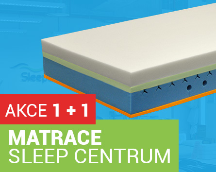 Matrace Sleep Centrum v akci 1 + 1